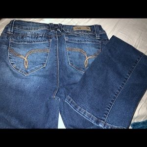 Wanna Betta Butt bootcut blue jeans size 5